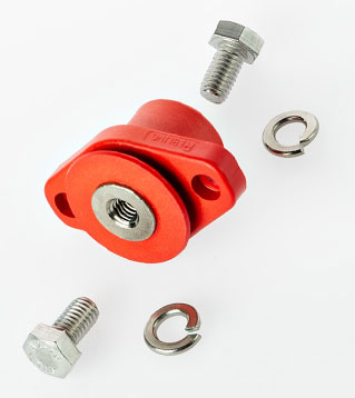 500 amp MFT-style lithium battery terminal